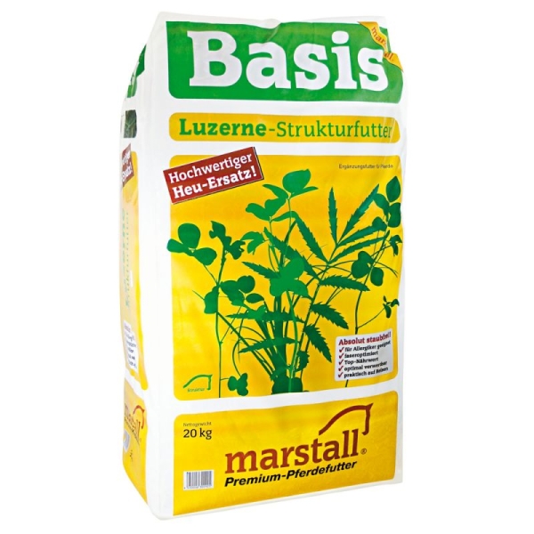 30x Marstall - Basis Luzerne Strukturfutter - versandkostenfrei auf Palette geliefert